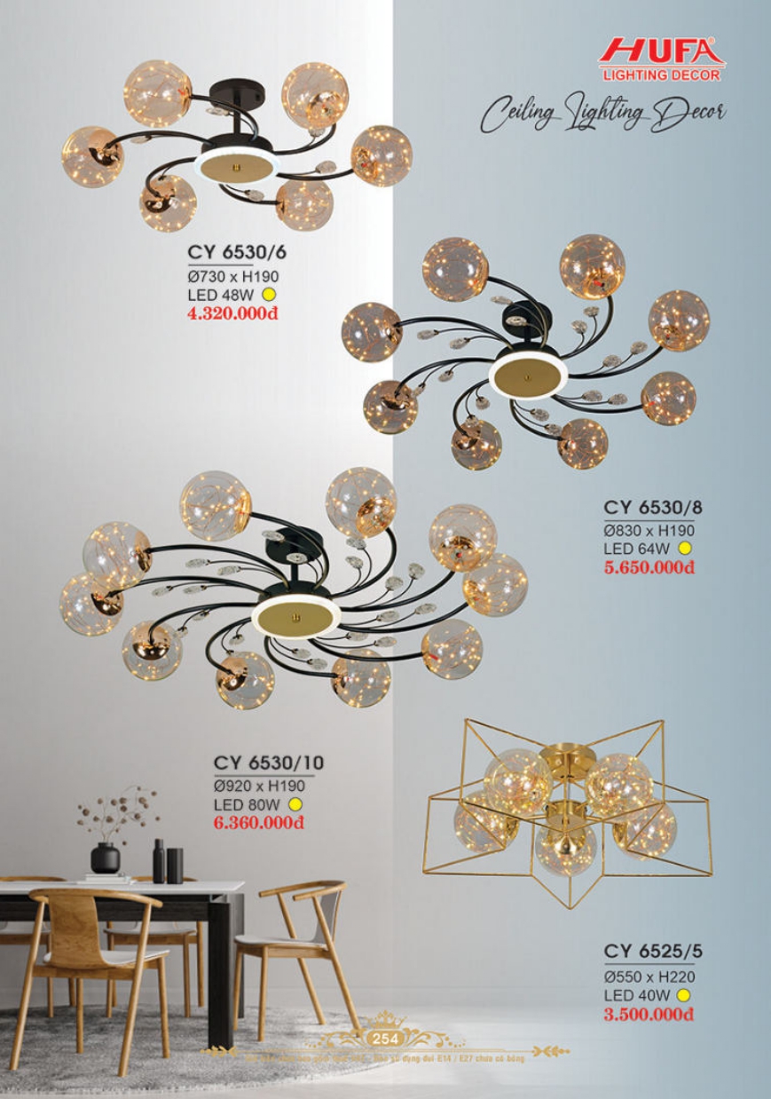 Bảng giá đèn trang trí HUFA